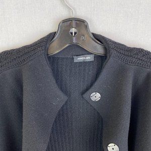 ANNE CLAIRE 100% Extra Fine Merino Wool Cardigan